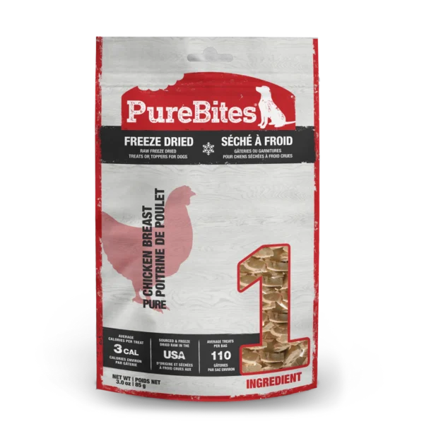 PureBites - Gâteries séchées à froid pour chien | Poulet
