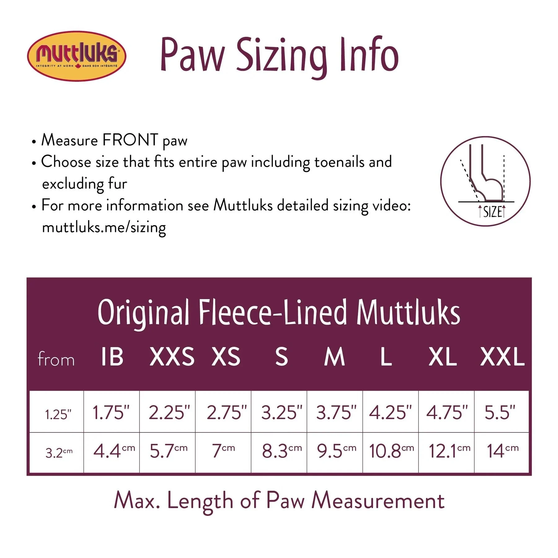 Muttluks - Bottes hivers doublées de molleton pour chien | Très Grand – Image 8