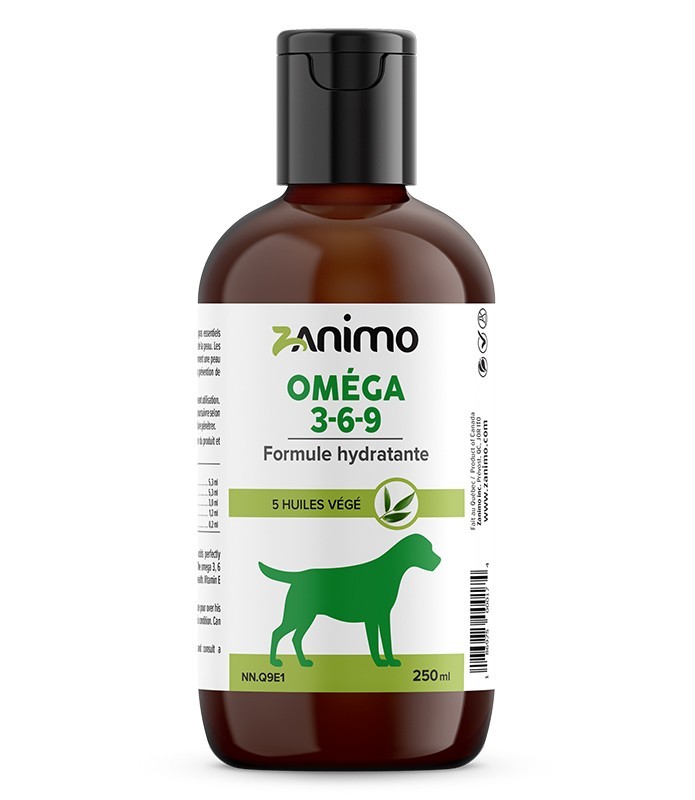 Zanimo - Oméga 3-6-9 | Supplément alimentaire et/ou huile topique | Chien - 250ml – Image 2