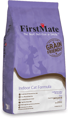 First Mate - Nourriture pour chat | Chat/chaton d'intérieur - Grain Friendly | 10 lbs