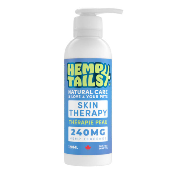 Hemp 4 Tails - Crème thérapeutique au chanvre pour la peau | Chien - 240 mg