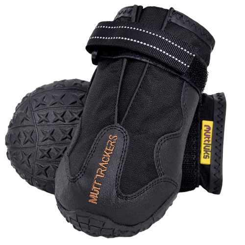 Muttrackers - Botte pour chien - Toutes saison | Noir - Pqt 2