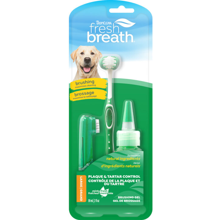 Fresh Breath – Kit dentaire pour grand chien
