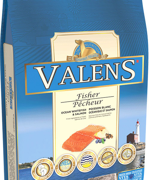 Valens nourriture pour chien pêcheur