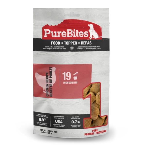 Purebites - Nourriture séchée à froid pour chien | Poulet
