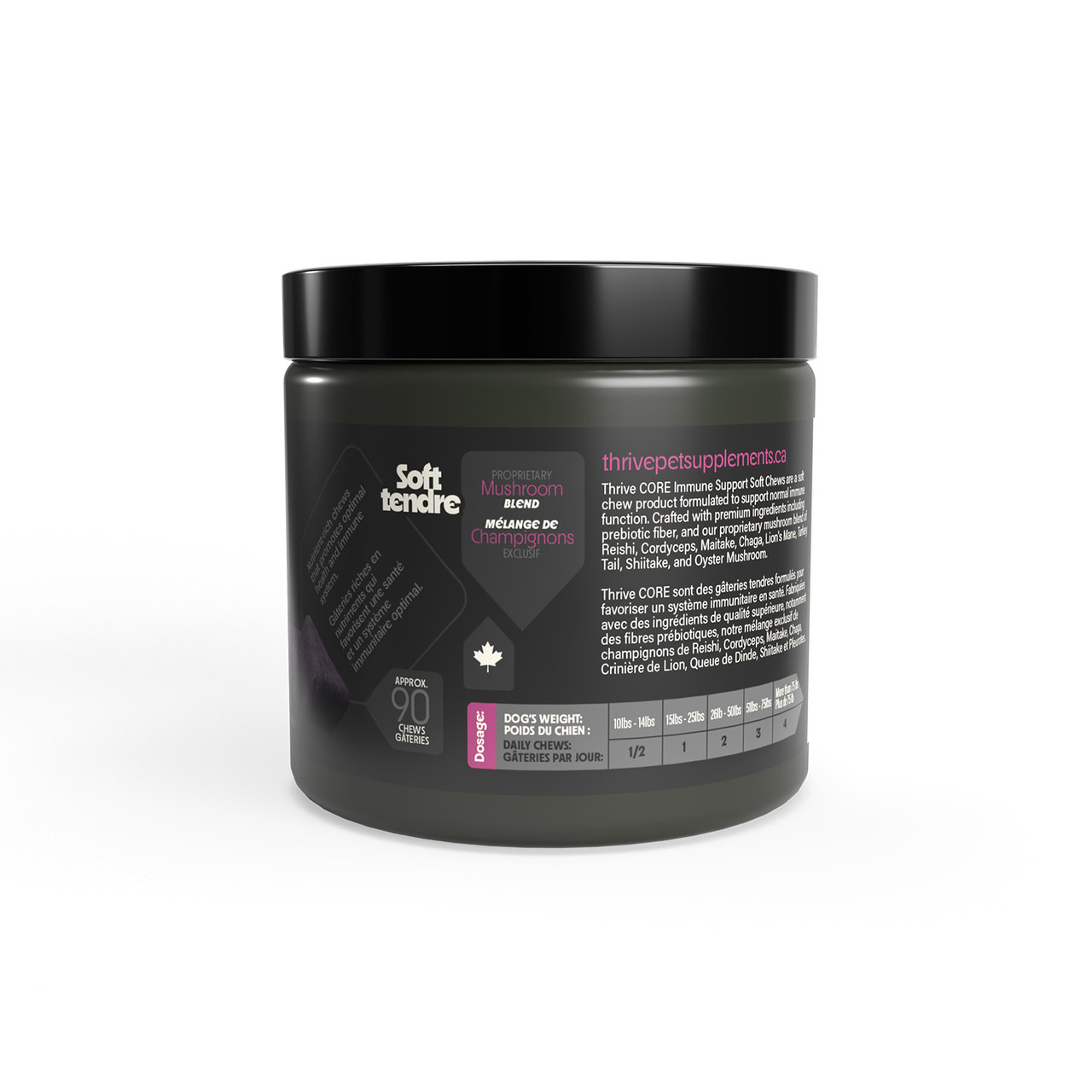 Thrive - CORE | Suppléments soutien immunitaire | Bouchées porc et pommes - 270g – Image 2