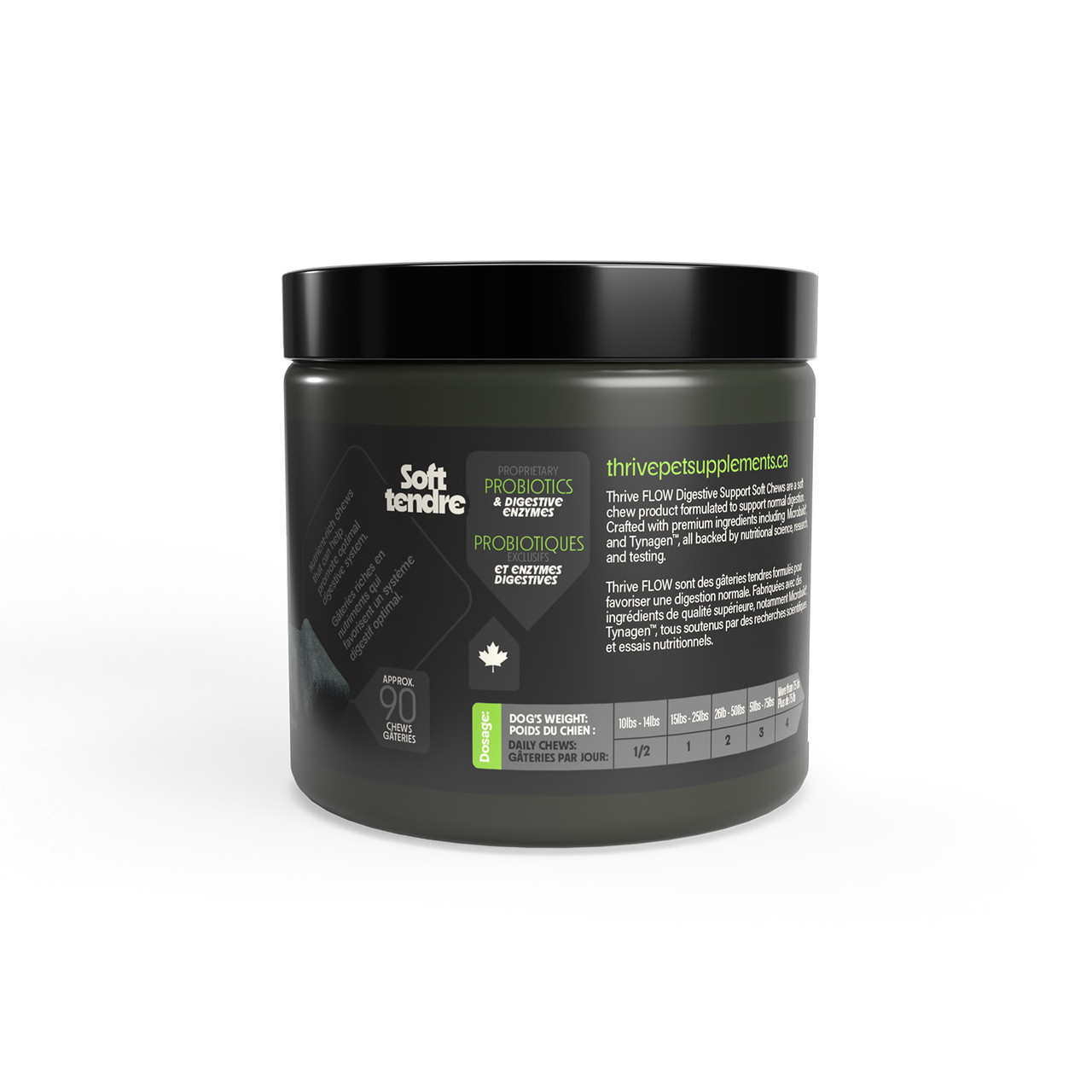 Thrive - FLOW | Suppléments support digestif | Bouchées érable et bacon - 270g – Image 2