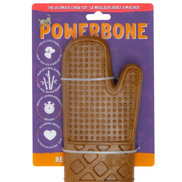 Powerbone - Jouet à Mâcher Pour Chien - Nylon & Bambou | Mitaine De Four 7"