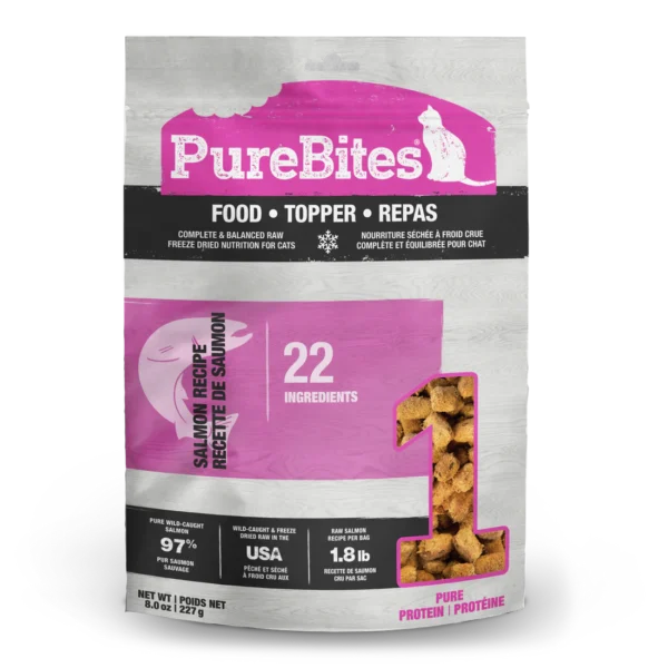 PureBites - Repas | Mélange pour chat - Recette de saumon - 69g