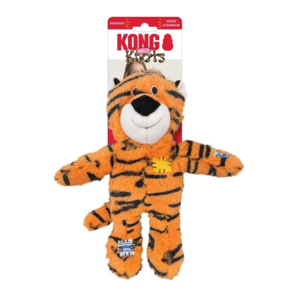 Kong - Wild knots | Peluche de tigre avec intérieur en cordes nouées