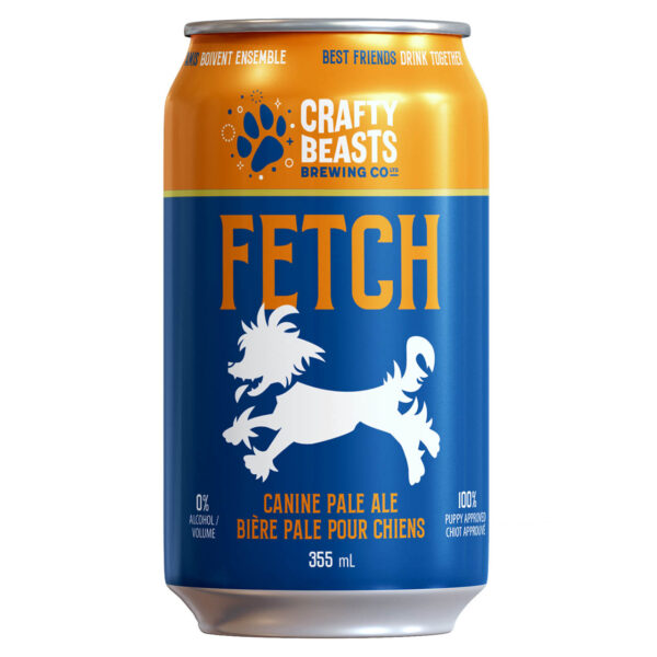 Crafty Beasts - Bière blonde Fetch pour chien - 355ml